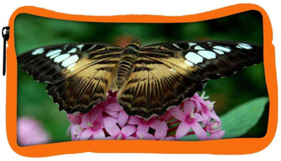

Snoogg Eco Friendly Canvas Abstract Butterfly In Pink Flower Designer Student Pen Pencil Case Coin Purse Pouch Cosmetic Makeup Bag (ORANGE) Pouch(Multicolor)