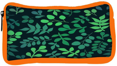 

Snoogg Eco Friendly Canvas Seamless Pattern With Leaf Student Pen Pencil Case Coin Purse Pouch Cosmetic Makeup Bag (ORANGE) Pouch(Multicolor)