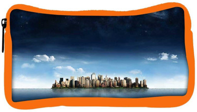 

Snoogg Eco Friendly Canvas City In An Island Designer Student Pen Pencil Case Coin Purse Pouch Cosmetic Makeup Bag (ORANGE) Pouch(Multicolor)