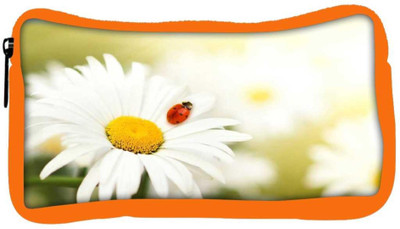 

Snoogg Eco Friendly Canvas Red Beatel In White Flower Designer Student Pen Pencil Case Coin Purse Pouch Cosmetic Makeup Bag (ORANGE) Pouch(Multicolor)