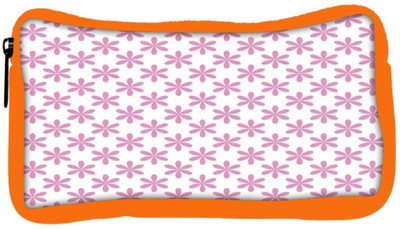 

Snoogg Eco Friendly Canvas Colorful Mixed Circles Designer Student Pen Pencil Case Coin Purse Pouch Cosmetic Makeup Bag (ORANGE) Pouch(Multicolor)