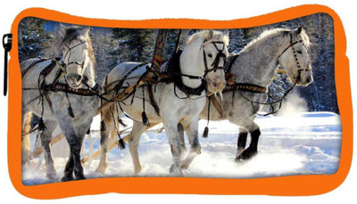 

Snoogg Eco Friendly Canvas White Horse Designer Student Pen Pencil Case Coin Purse Pouch Cosmetic Makeup Bag (ORANGE) Pouch(Multicolor)