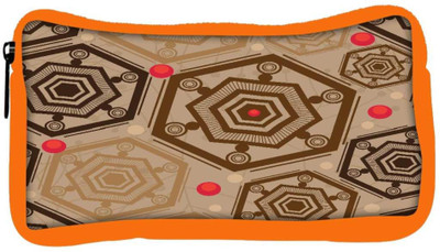 

Snoogg Eco Friendly Canvas Colorful Chakra Designer Student Pen Pencil Case Coin Purse Pouch Cosmetic Makeup Bag (ORANGE) Pouch(Multicolor)