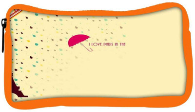 

Snoogg Eco Friendly Canvas Paris In The Rains Student Pen Pencil Case Coin Purse Pouch Cosmetic Makeup Bag (ORANGE) Pouch(Multicolor)