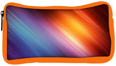

Snoogg Eco Friendly Canvas Abstract Rays Of Color Designer Student Pen Pencil Case Coin Purse Pouch Cosmetic Makeup Bag (ORANGE) Pouch(Multicolor)