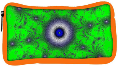 

Snoogg Eco Friendly Canvas Green Orb Designer Student Pen Pencil Case Coin Purse Pouch Cosmetic Makeup Bag (ORANGE) Pouch(Multicolor)