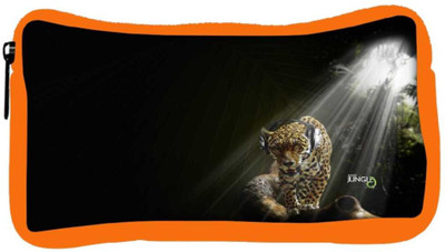 

Snoogg Eco Friendly Canvas Jungle Designer Student Pen Pencil Case Coin Purse Pouch Cosmetic Makeup Bag (ORANGE) Pouch(Multicolor)
