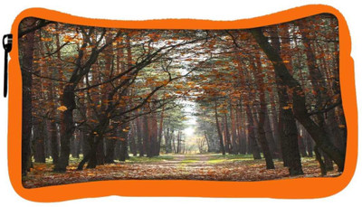 

Snoogg Eco Friendly Canvas Autumn Student Pen Pencil Case Coin Purse Pouch Cosmetic Makeup Bag (ORANGE) Pouch(Multicolor)