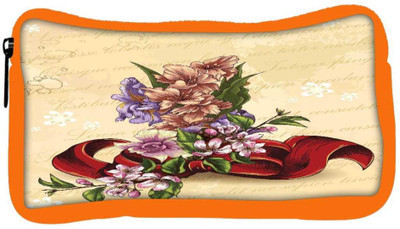 

Snoogg Eco Friendly Canvas Floral Vector Background Illustration With Bow And Floral Bouquet Student Pen Pencil Case Coin Purse Pouch Cosmetic Makeup Bag (ORANGE) Pouch(Multicolor)