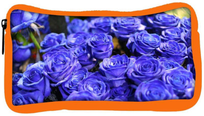 

Snoogg Eco Friendly Canvas Purple Roses Designer Student Pen Pencil Case Coin Purse Pouch Cosmetic Makeup Bag (ORANGE) Pouch(Multicolor)