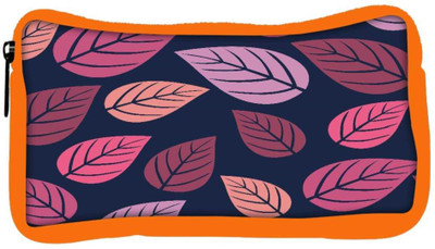 

Snoogg Eco Friendly Canvas Leaves In Blue Pattern Designer Student Pen Pencil Case Coin Purse Pouch Cosmetic Makeup Bag (ORANGE) Pouch(Multicolor)