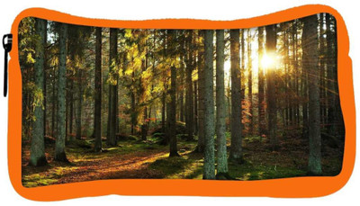 

Snoogg Eco Friendly Canvas Abstract Sunlight In Forest Designer Student Pen Pencil Case Coin Purse Pouch Cosmetic Makeup Bag (ORANGE) Pouch(Multicolor)