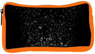 

Snoogg Eco Friendly Canvas Open Book Designer Student Pen Pencil Case Coin Purse Pouch Cosmetic Makeup Bag (ORANGE) Pouch(Multicolor)