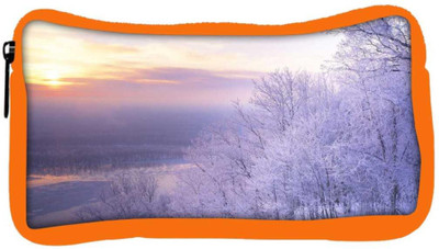 

Snoogg Eco Friendly Canvas White Tree Designer Student Pen Pencil Case Coin Purse Pouch Cosmetic Makeup Bag (ORANGE) Pouch(Multicolor)