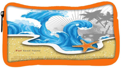 

Snoogg Eco Friendly Canvas Vector Summer Background With Waves Student Pen Pencil Case Coin Purse Pouch Cosmetic Makeup Bag (ORANGE) Pouch(Multicolor)