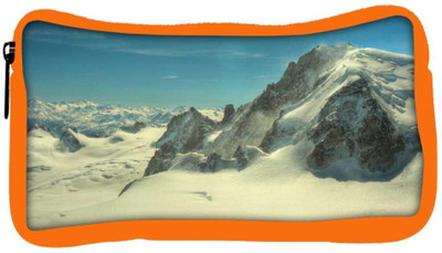 

Snoogg Eco Friendly Canvas Snow Mountains Designer Student Pen Pencil Case Coin Purse Pouch Cosmetic Makeup Bag (ORANGE) Pouch(Multicolor)