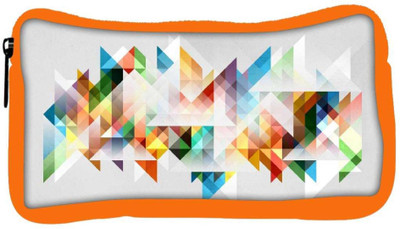 

Snoogg Eco Friendly Canvas Triangles Forming A Shape Designer Student Pen Pencil Case Coin Purse Pouch Cosmetic Makeup Bag (ORANGE) Pouch(Multicolor)