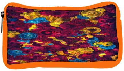 

Snoogg Eco Friendly Canvas Digital Floral Kenzie Student Pen Pencil Case Coin Purse Pouch Cosmetic Makeup Bag (ORANGE) Pouch(Multicolor)