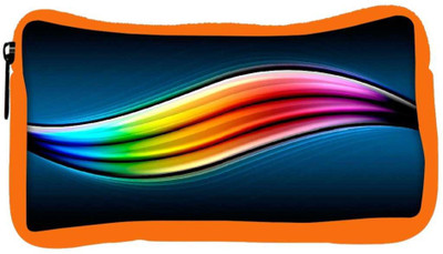 

Snoogg Eco Friendly Canvas Colorful Abstract Design Designer Student Pen Pencil Case Coin Purse Pouch Cosmetic Makeup Bag (ORANGE) Pouch(Multicolor)