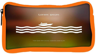 

Snoogg Eco Friendly Canvas Stylized Cruise Liner And Waves Student Pen Pencil Case Coin Purse Pouch Cosmetic Makeup Bag (ORANGE) Pouch(Multicolor)