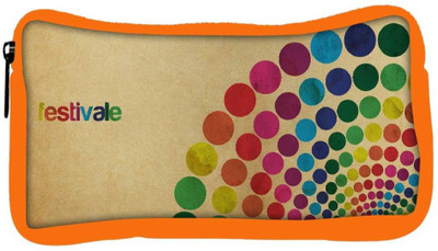 

Snoogg Eco Friendly Canvas Festival Of Colors Abstract Designer Student Pen Pencil Case Coin Purse Pouch Cosmetic Makeup Bag (ORANGE) Pouch(Multicolor)