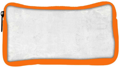 

Snoogg Eco Friendly Canvas White Plain Designer Student Pen Pencil Case Coin Purse Pouch Cosmetic Makeup Bag (ORANGE) Pouch(Multicolor)