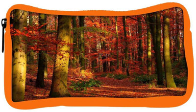 

Snoogg Eco Friendly Canvas Red Blossom Forest Designer Student Pen Pencil Case Coin Purse Pouch Cosmetic Makeup Bag (ORANGE) Pouch(Multicolor)