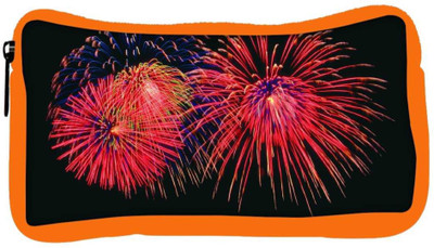 

Snoogg Eco Friendly Canvas Rocket Firecrackers Designer Student Pen Pencil Case Coin Purse Pouch Cosmetic Makeup Bag (ORANGE) Pouch(Multicolor)