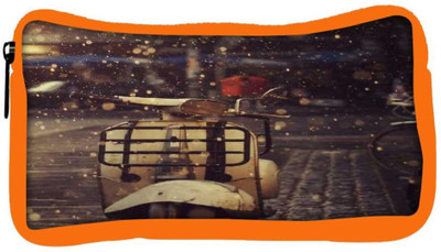 

Snoogg Eco Friendly Canvas Scooter Rains Student Pen Pencil Case Coin Purse Pouch Cosmetic Makeup Bag (ORANGE) Pouch(Multicolor)