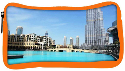 

Snoogg Eco Friendly Canvas Lake Near Burj Khalifa Designer Student Pen Pencil Case Coin Purse Pouch Cosmetic Makeup Bag (ORANGE) Pouch(Multicolor)