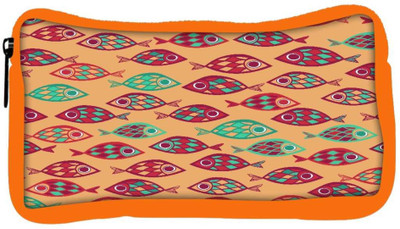 

Snoogg Eco Friendly Canvas Multicolor Fishes Designer Student Pen Pencil Case Coin Purse Pouch Cosmetic Makeup Bag (ORANGE) Pouch(Multicolor)