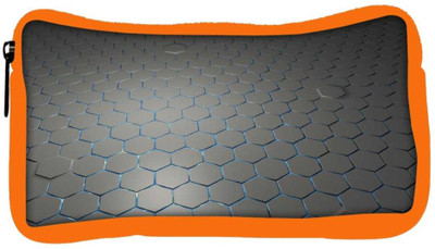 

Snoogg Eco Friendly Canvas Gray Hexagons Designer Student Pen Pencil Case Coin Purse Pouch Cosmetic Makeup Bag (ORANGE) Pouch(Multicolor)