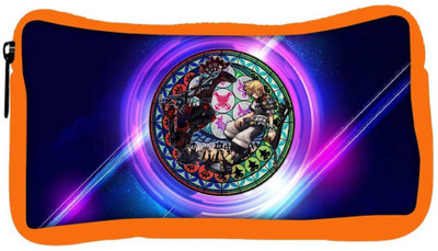

Snoogg Eco Friendly Canvas Kingdom Hearts Designer Student Pen Pencil Case Coin Purse Pouch Cosmetic Makeup Bag (ORANGE) Pouch(Multicolor)