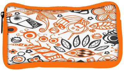 

Snoogg Eco Friendly Canvas Green Pattern Design Designer Student Pen Pencil Case Coin Purse Pouch Cosmetic Makeup Bag (ORANGE) Pouch(Multicolor)