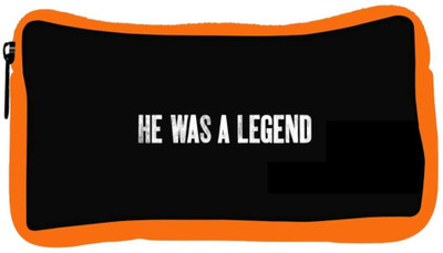 

Snoogg Eco Friendly Canvas He Was A Legend Designer Student Pen Pencil Case Coin Purse Pouch Cosmetic Makeup Bag (ORANGE) Pouch(Multicolor)