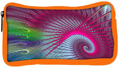

Snoogg Eco Friendly Canvas Colourful Spins Designer Student Pen Pencil Case Coin Purse Pouch Cosmetic Makeup Bag (ORANGE) Pouch(Multicolor)