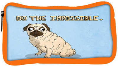

Snoogg Eco Friendly Canvas Do The Impossible Cute Student Pen Pencil Case Coin Purse Pouch Cosmetic Makeup Bag (ORANGE) Pouch(Multicolor)