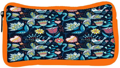 

Snoogg Eco Friendly Canvas Seamless Texture With Flowers Student Pen Pencil Case Coin Purse Pouch Cosmetic Makeup Bag (ORANGE) Pouch(Multicolor)
