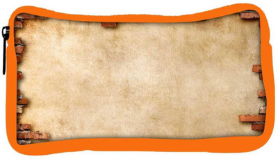 

Snoogg Eco Friendly Canvas Broken Wall Design Designer Student Pen Pencil Case Coin Purse Pouch Cosmetic Makeup Bag (ORANGE) Pouch(Multicolor)