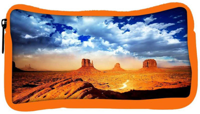 

Snoogg Eco Friendly Canvas Dried Mountains Designer Student Pen Pencil Case Coin Purse Pouch Cosmetic Makeup Bag (ORANGE) Pouch(Multicolor)