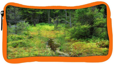 

Snoogg Eco Friendly Canvas Small Pond In Tree Designer Student Pen Pencil Case Coin Purse Pouch Cosmetic Makeup Bag (ORANGE) Pouch(Multicolor)