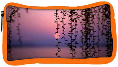 

Snoogg Eco Friendly Canvas Sunset Vines Designer Student Pen Pencil Case Coin Purse Pouch Cosmetic Makeup Bag (ORANGE) Pouch(Multicolor)