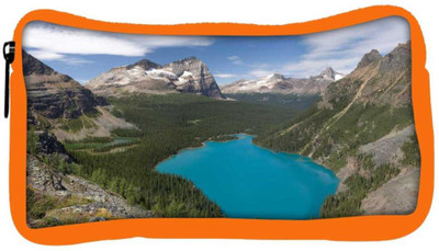 

Snoogg Eco Friendly Canvas Blue Water Between Mountain Designer Student Pen Pencil Case Coin Purse Pouch Cosmetic Makeup Bag (ORANGE) Pouch(Multicolor)