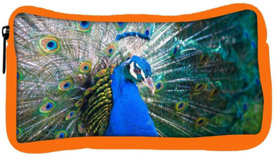 

Snoogg Eco Friendly Canvas Peacock Side View Student Pen Pencil Case Coin Purse Pouch Cosmetic Makeup Bag (ORANGE) Pouch(Multicolor)