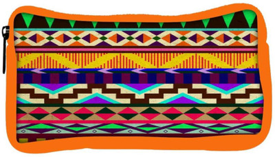 

Snoogg Eco Friendly Canvas Aztec Big Flow Student Pen Pencil Case Coin Purse Pouch Cosmetic Makeup Bag (ORANGE) Pouch(Multicolor)