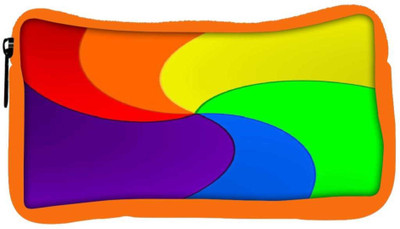 

Snoogg Eco Friendly Canvas Centric Energy Flow 2390 Student Pen Pencil Case Coin Purse Pouch Cosmetic Makeup Bag (ORANGE) Pouch(Multicolor)