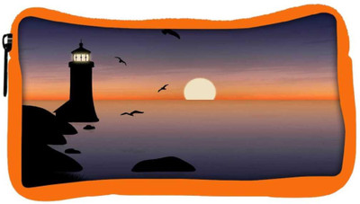 

Snoogg Eco Friendly Canvas Light House Designer Student Pen Pencil Case Coin Purse Pouch Cosmetic Makeup Bag (ORANGE) Pouch(Multicolor)