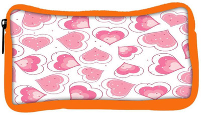 

Snoogg Eco Friendly Canvas Green Leaves Designer Student Pen Pencil Case Coin Purse Pouch Cosmetic Makeup Bag (ORANGE) Pouch(Multicolor)