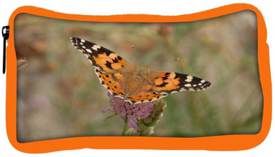 

Snoogg Eco Friendly Canvas Tiger Butterfly Designer Student Pen Pencil Case Coin Purse Pouch Cosmetic Makeup Bag (ORANGE) Pouch(Multicolor)