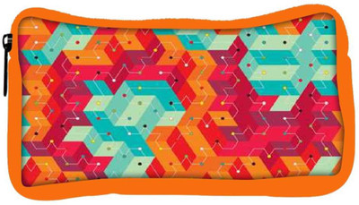 

Snoogg Eco Friendly Canvas Cool Colourful Lines Student Pen Pencil Case Coin Purse Pouch Cosmetic Makeup Bag (ORANGE) Pouch(Multicolor)